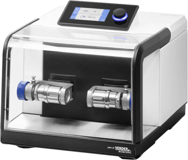 Retsch Mixer Mill MM 400, with quick release clamp, 100–240 V, 50/60 Hz Retsch Mixer Mill MM 400, with quick release clamp, 100–240 V, 50/60 Hz