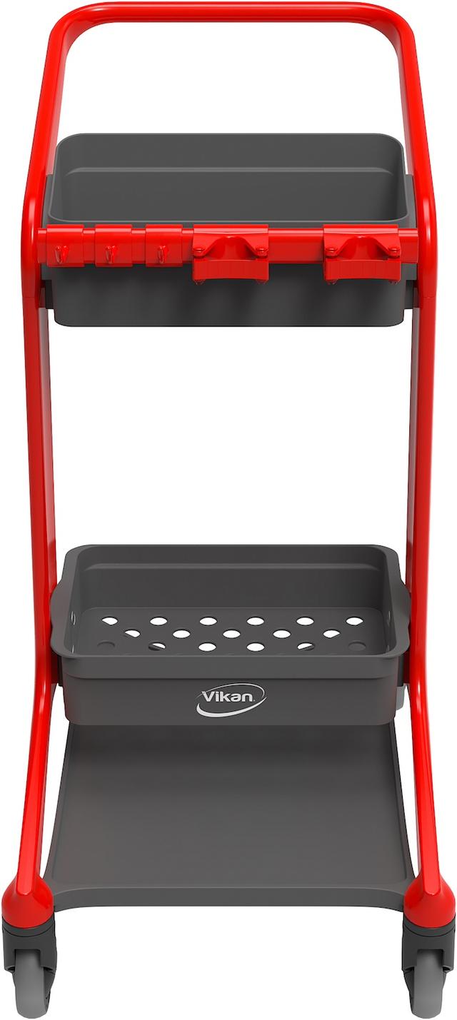 Vikan HyGo Mobile Cleaning Station, 780 mm, Red