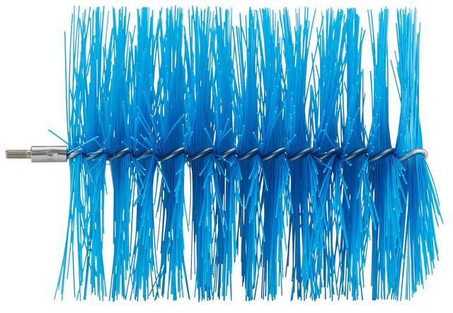 Vikan Tube Brush f/flexible handle 53515 or 53525, Ø140 mm, 210 mm, Medium, Blue