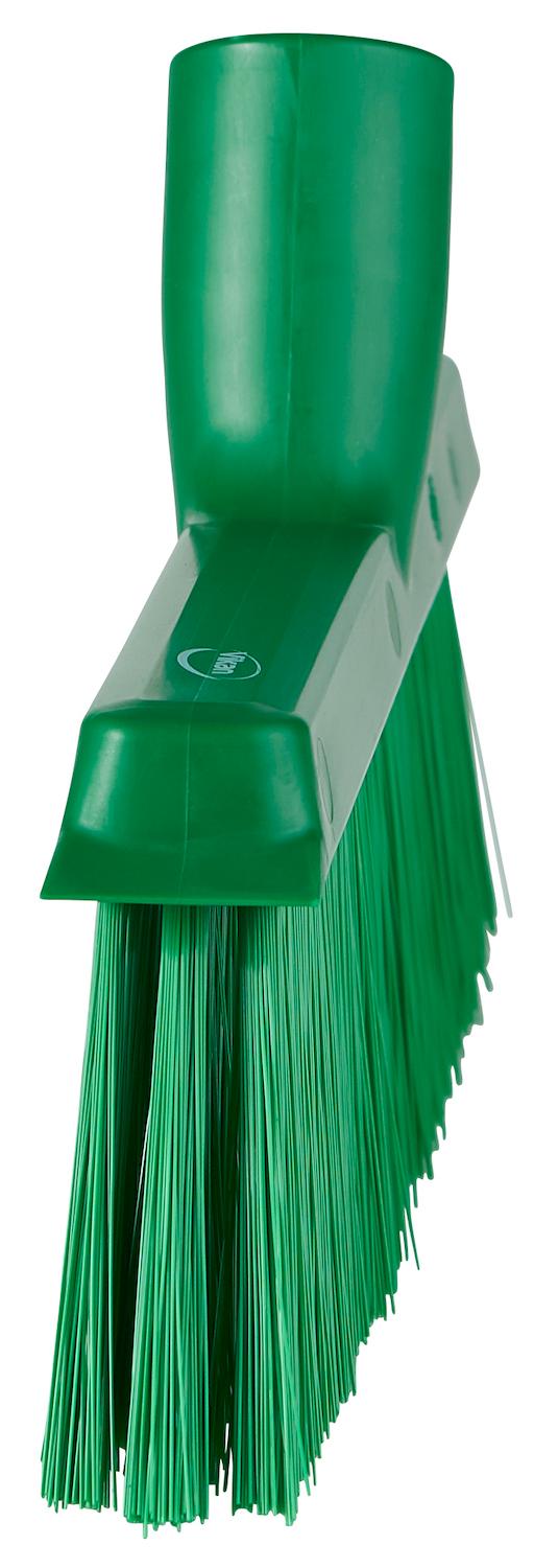 Vikan Dustpan Broom with Angled Thread, 250 mm, Medium, Green