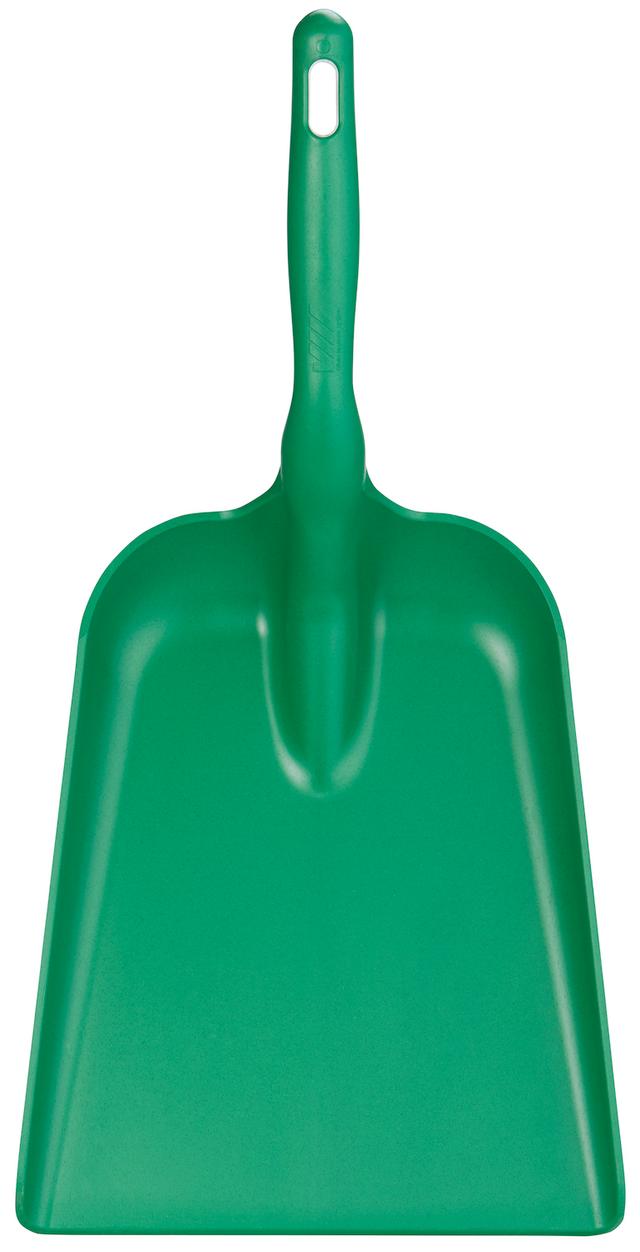 Vikan Hand shovel, Metal Detectable, 327 x 271 x 50 mm, 550 mm, Green