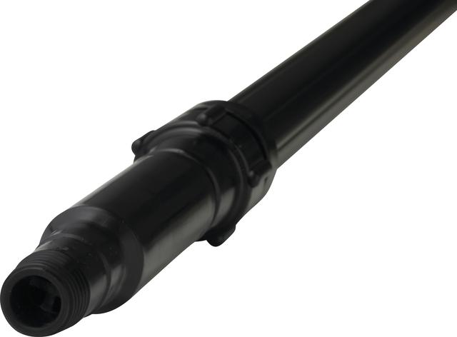 Vikan Aluminium Telescopic Handle w/Hose Nozzle, waterfed, 1600 mm, , Black