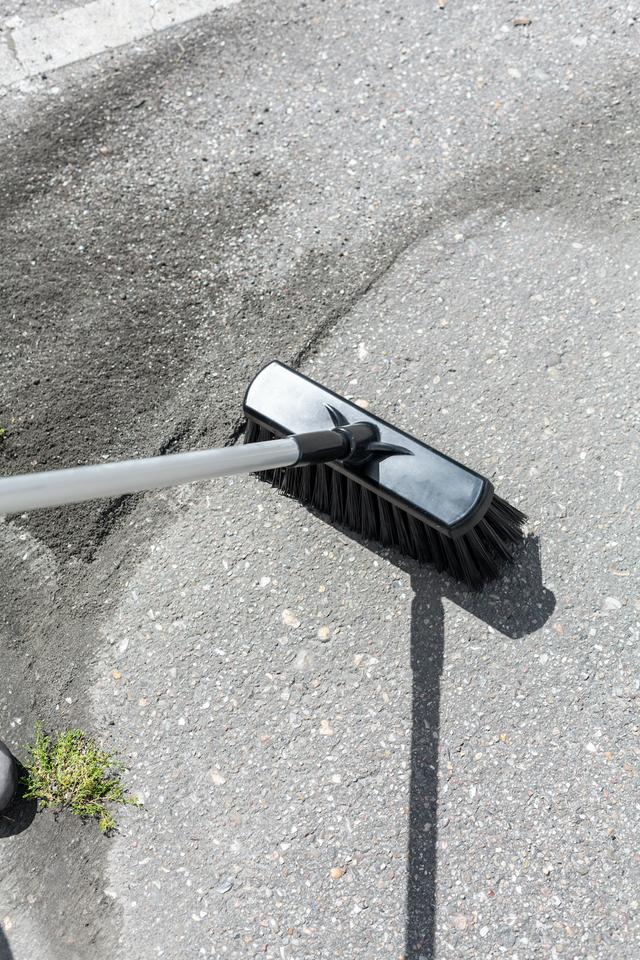 Broom, 330 mm, Very hard, Black