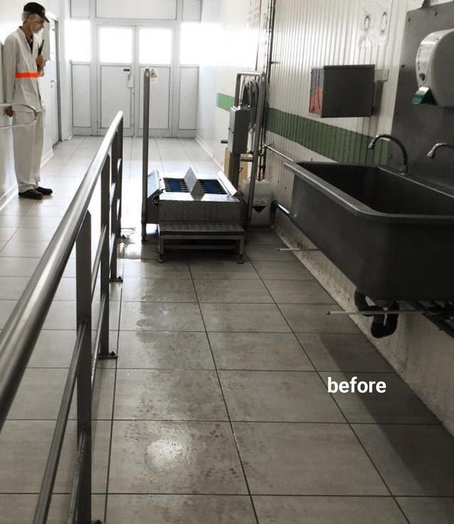 ProfilGate® sti45 Aqua wet cleaning and disinfection system, WLH (mm) 1119 x 1997 x 45, 1 x V2A-Tray, 6 x Grate