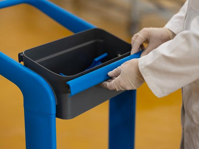 Vikan HyGo Mobile Cleaning Station, 780 mm, Blue