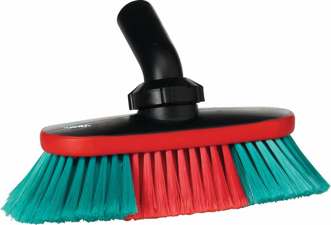 Vehicle Brush, waterfed, 250 mm, Soft/split, Black