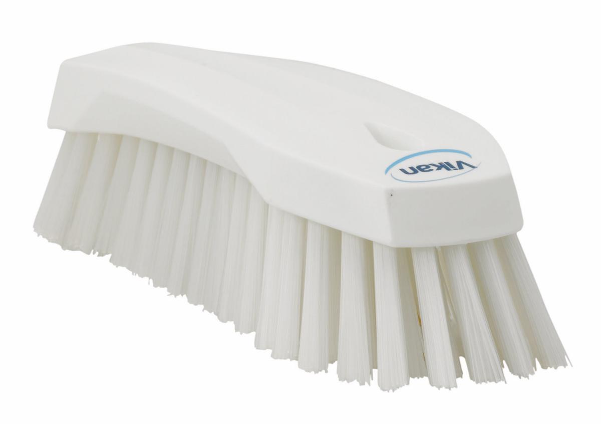 Vikan Hand Brush L, 200 mm, Hard, White