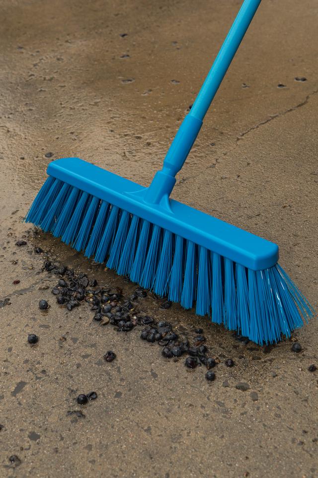 Broom, 330 mm, Very hard, Blue