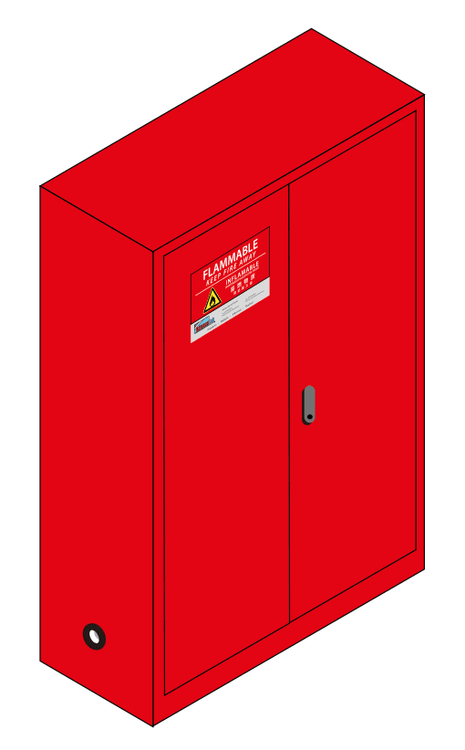 Combustible Storage Cabinet, 30Gal, (mm) 1092 x 457 x 1118