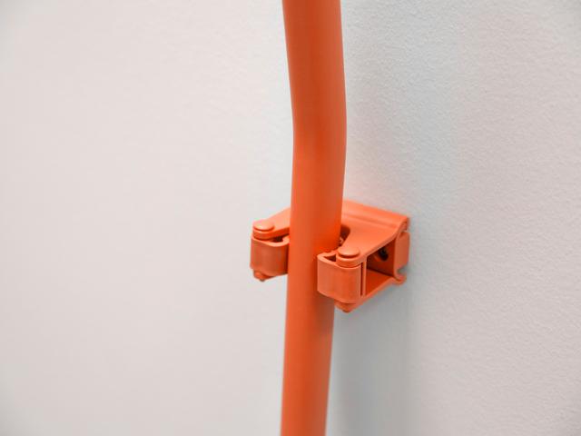 Vikan Hygienic Wall Bracket, Grip Band Module, 83 mm, Lime