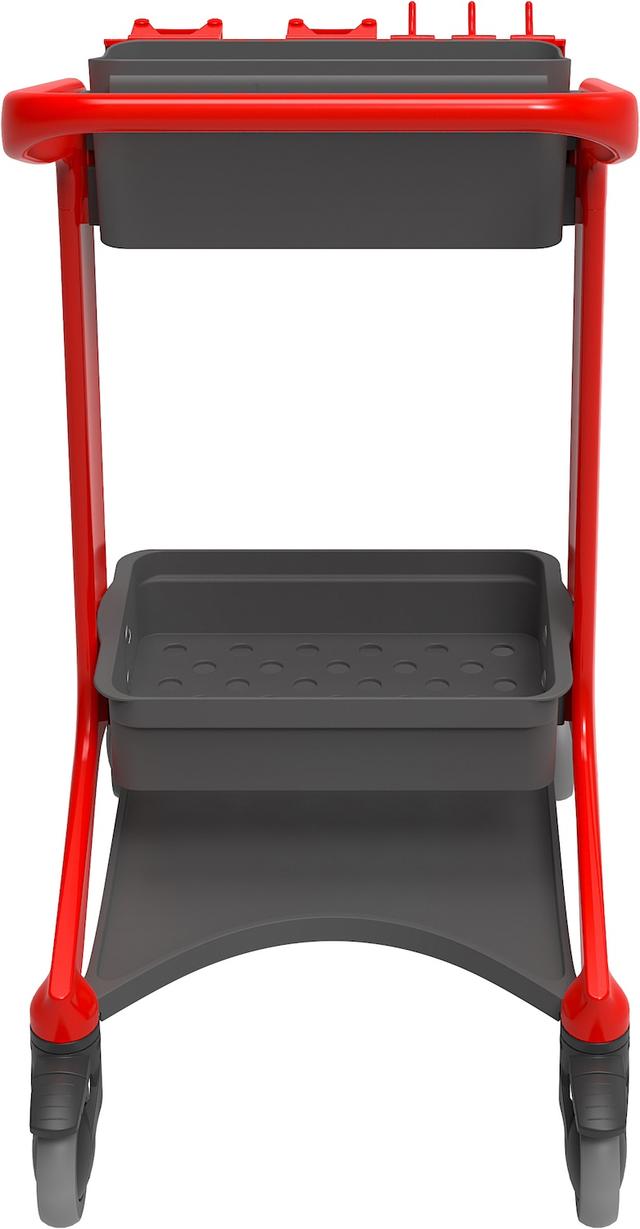 Vikan HyGo Mobile Cleaning Station, 780 mm, Red