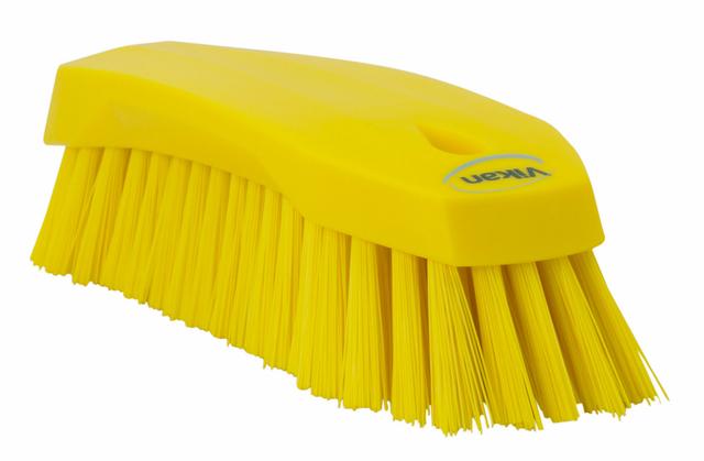 Vikan Hand Brush L, 200 mm, Hard, Yellow