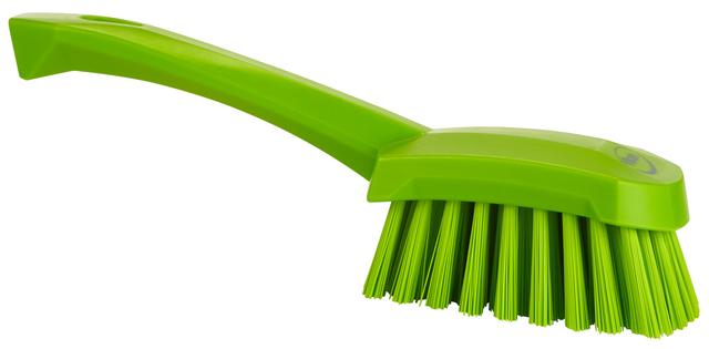 Washing Brush w/short Handle, 270 mm, Hard, Lime