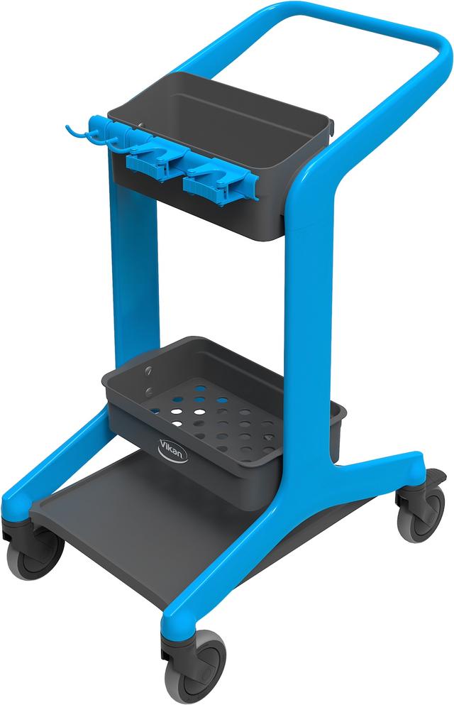 Vikan HyGo Mobile Cleaning Station, 780 mm, Blue