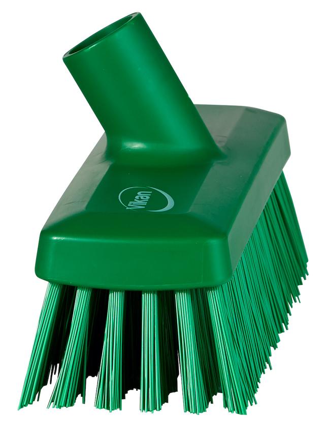 Compact Wall/Deck Scrub, 225 mm, Hard, Green