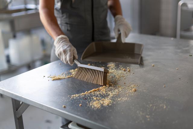 Dustpan, 330 mm, , Orange