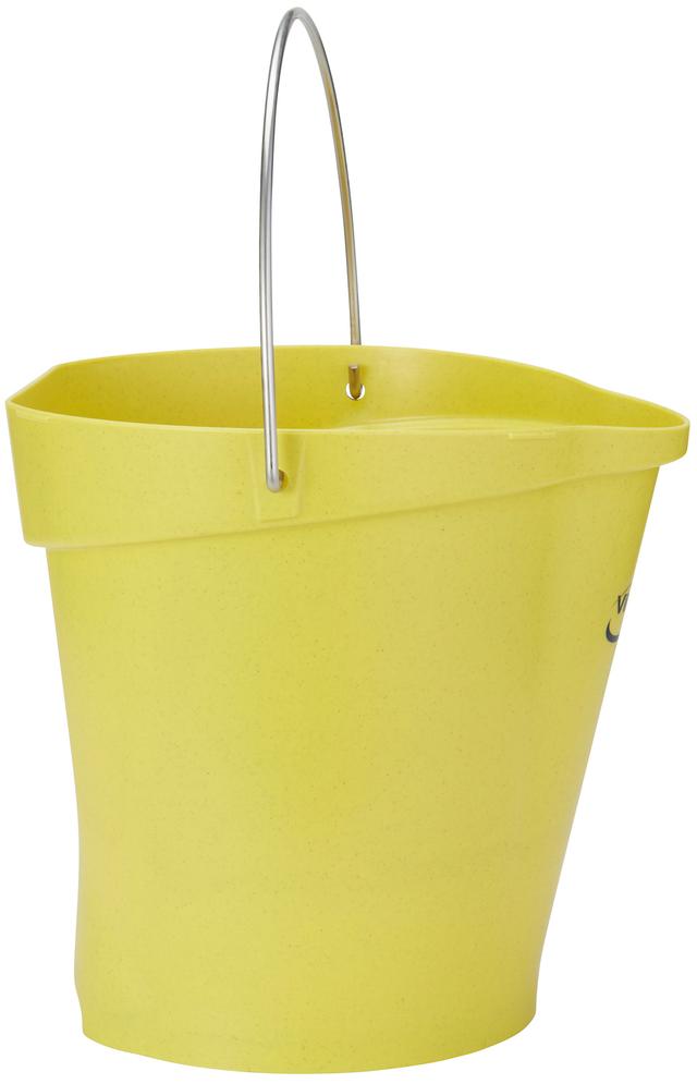 Vikan Bucket, Metal Detectable, 12 Litre, Yellow