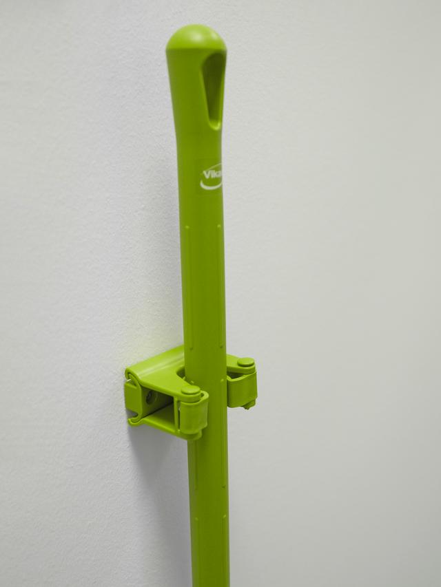 Vikan Hygienic Wall Bracket, Grip Band Module, 83 mm, Lime