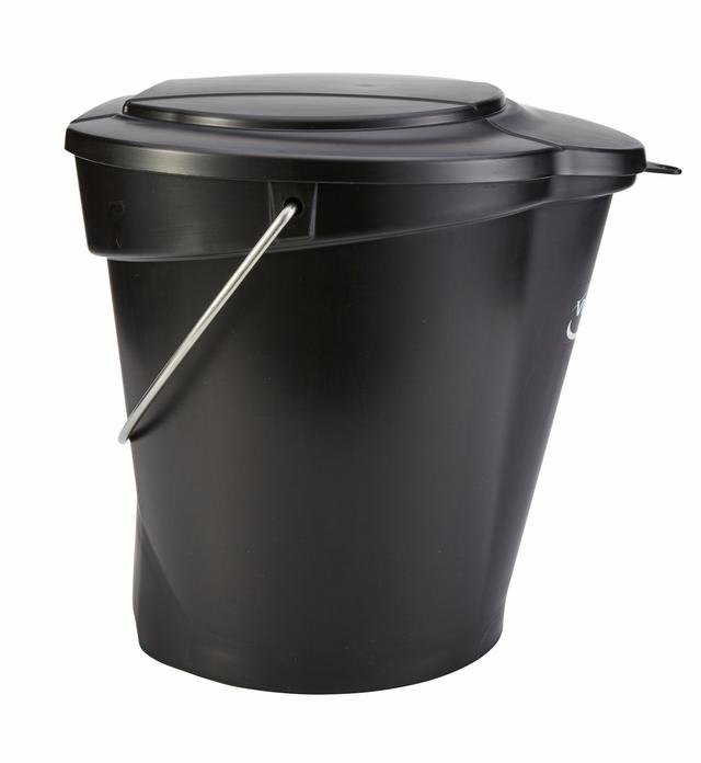 Bucket, 12 Litre, Black