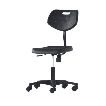 AdvanceLab lowback polyurethane chair, seat height 420mm - 520mm