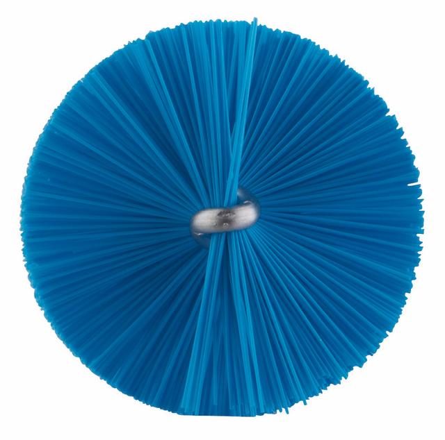 Tube Brush f/flexible handle 53515 or 53525, Ø40 mm, 200 mm, Medium, Blue