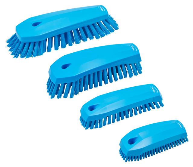 Vikan Hand Brush M, 165 mm, Medium, Blue