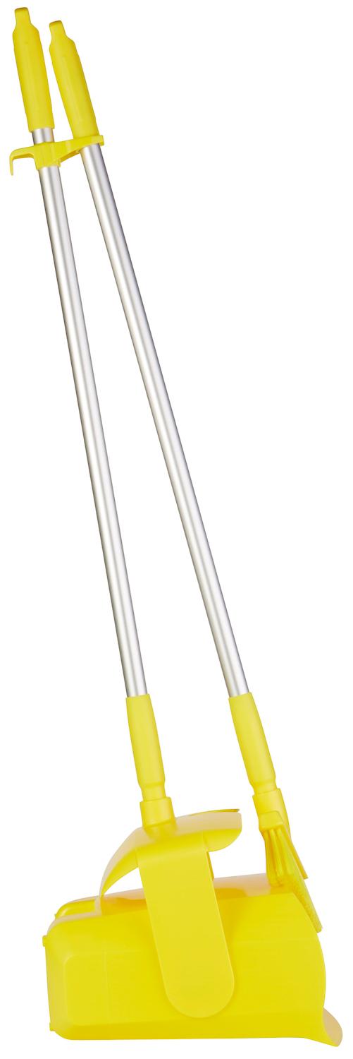 Vikan Dustpan set, closable with broom, 335 mm, Medium, Yellow