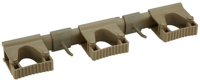 Vikan Hygienic Hi-Flex Wall Bracket System, 420 mm, Brown