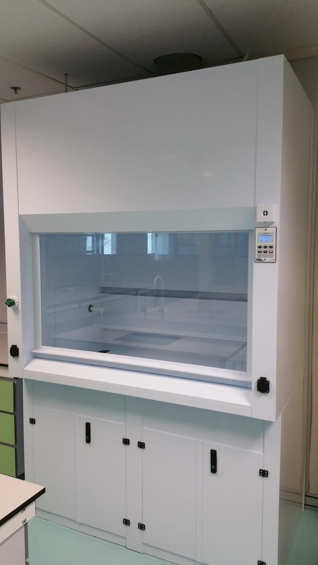 Polypropylene Fume Hood, ducted, (mm) 1520 x 920 x 2420