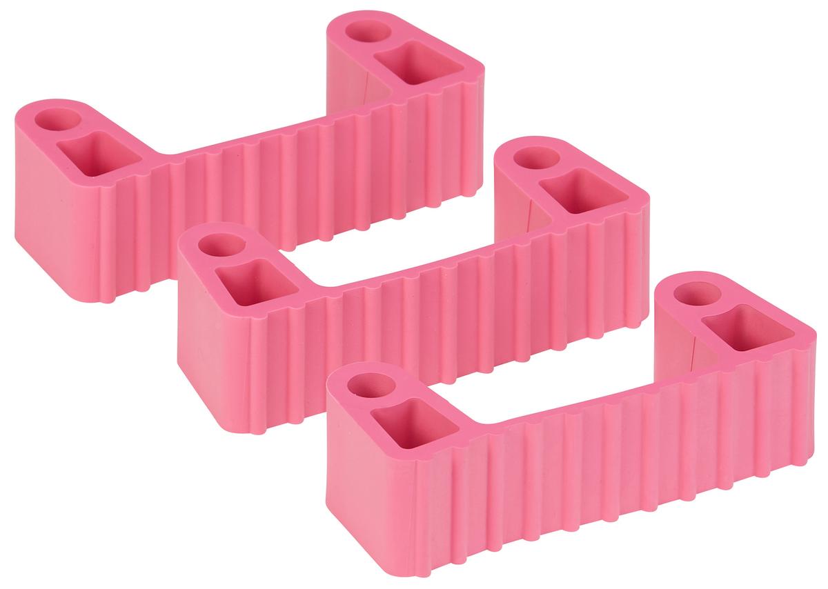 Vikan 3 spare part rubber bands for 1011x & 1013x, Pink