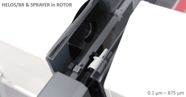 Sympatec HELOS BR, 0.1 - 875 µm, laser diffraction sensor