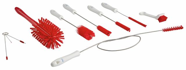 Brush Kit f/Softice Machines, 500 mm, Medium, Red