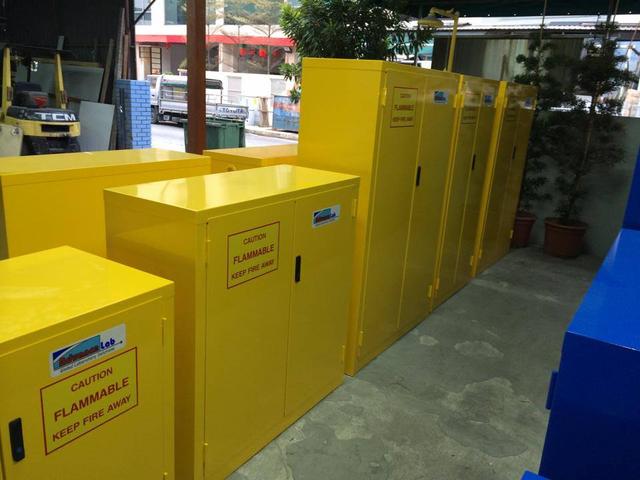 Corrossive Storage Cabinet, 15Gal, (mm) 610 x 550 x 908