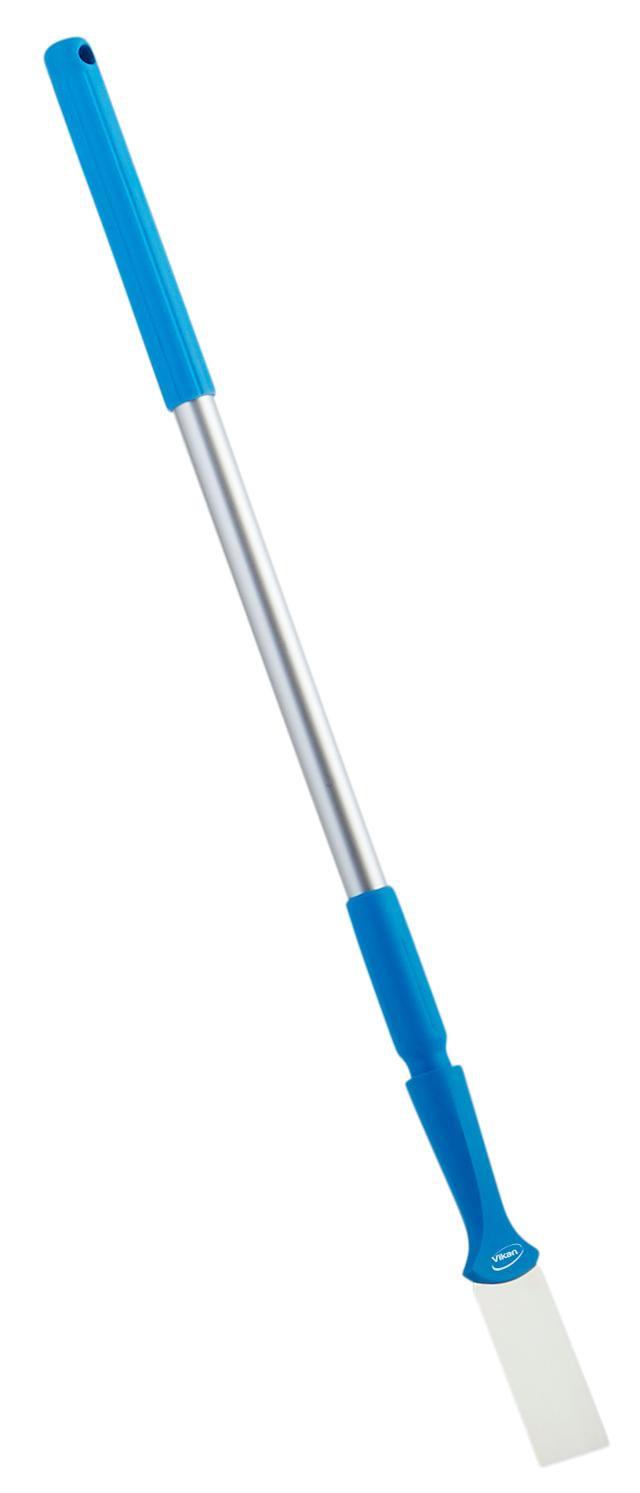 Stainless Steel Scraper with Threaded Handle, 50 mm, Blue