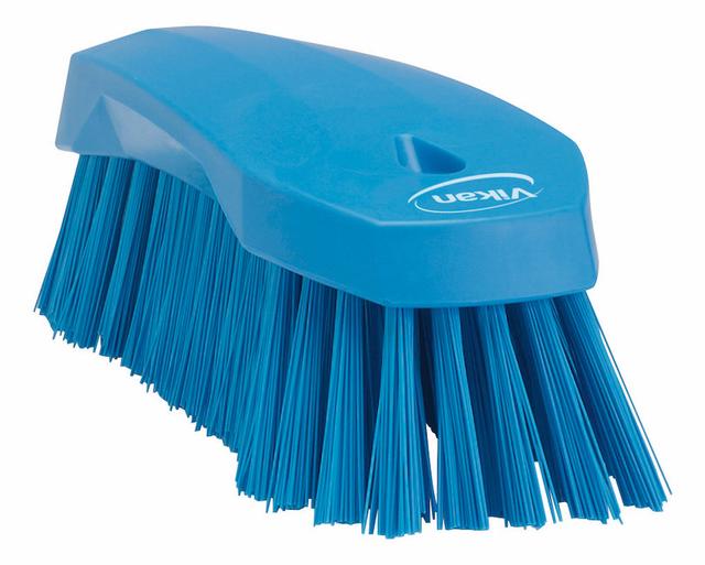 Vikan Hand Brush L, 200 mm, Hard, Blue