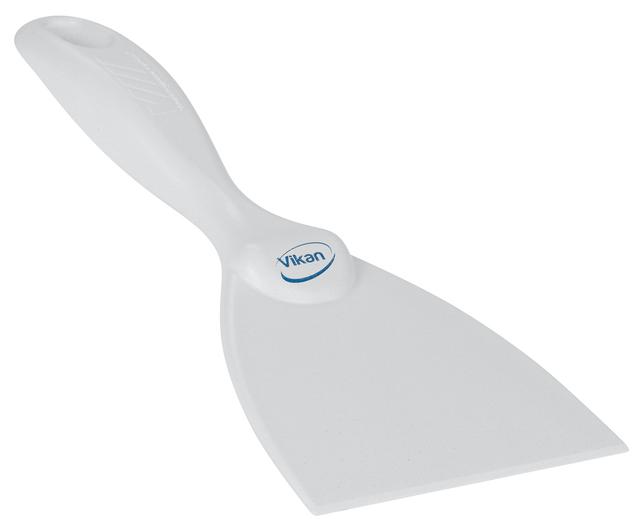 Vikan Hand Scraper, Metal Detectable, 102 mm, White