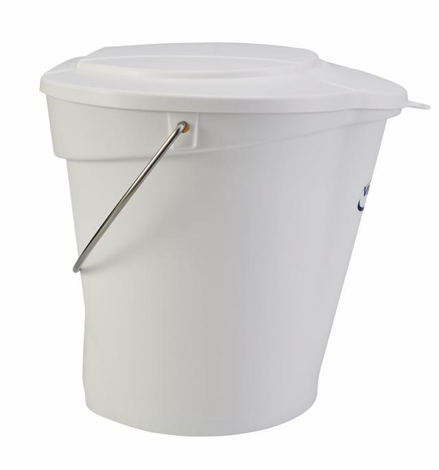 Bucket, 12 Litre, White