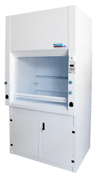 Polypropylene Fume Hood, ducted, (mm) 1220 x 920 x 2420