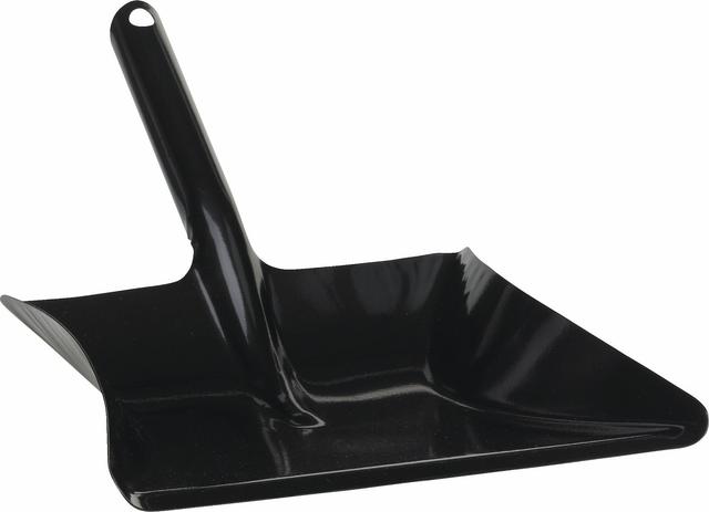 Vikan Dustpan, metal, 245 mm, Black