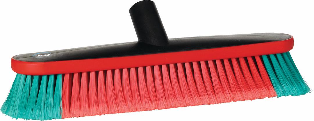 Vehicle Brush, waterfed, 370 mm, Soft/split, Black