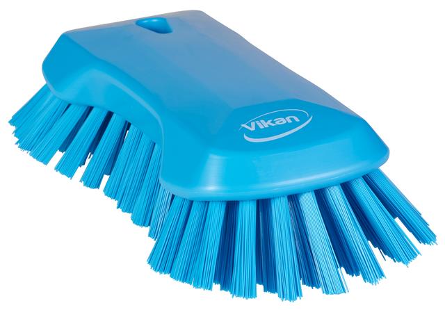 Vikan XL Hand Brush, 230 mm, Very hard, Blue