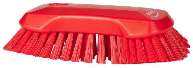 Vikan XL Hand Brush, 230 mm, Very hard, Red