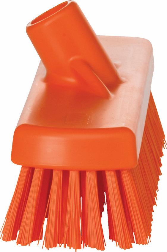 Wall-/Floor Washing Brush, 305 mm, Hard, Orange