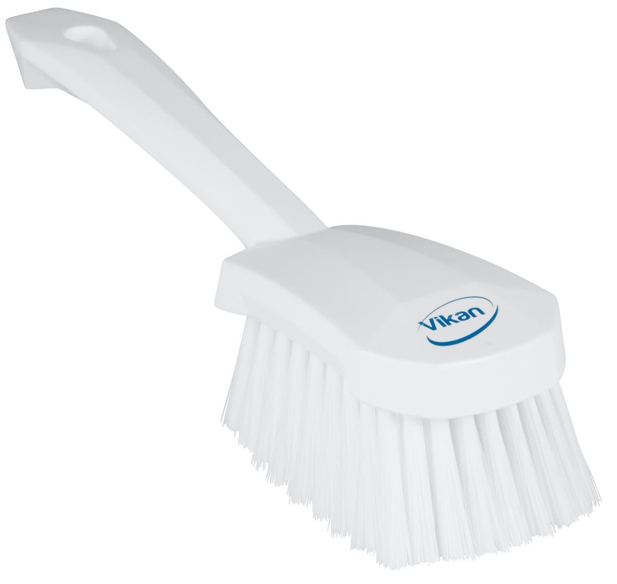 Vikan Washing Brush w/short Handle, 270 mm, Soft, White