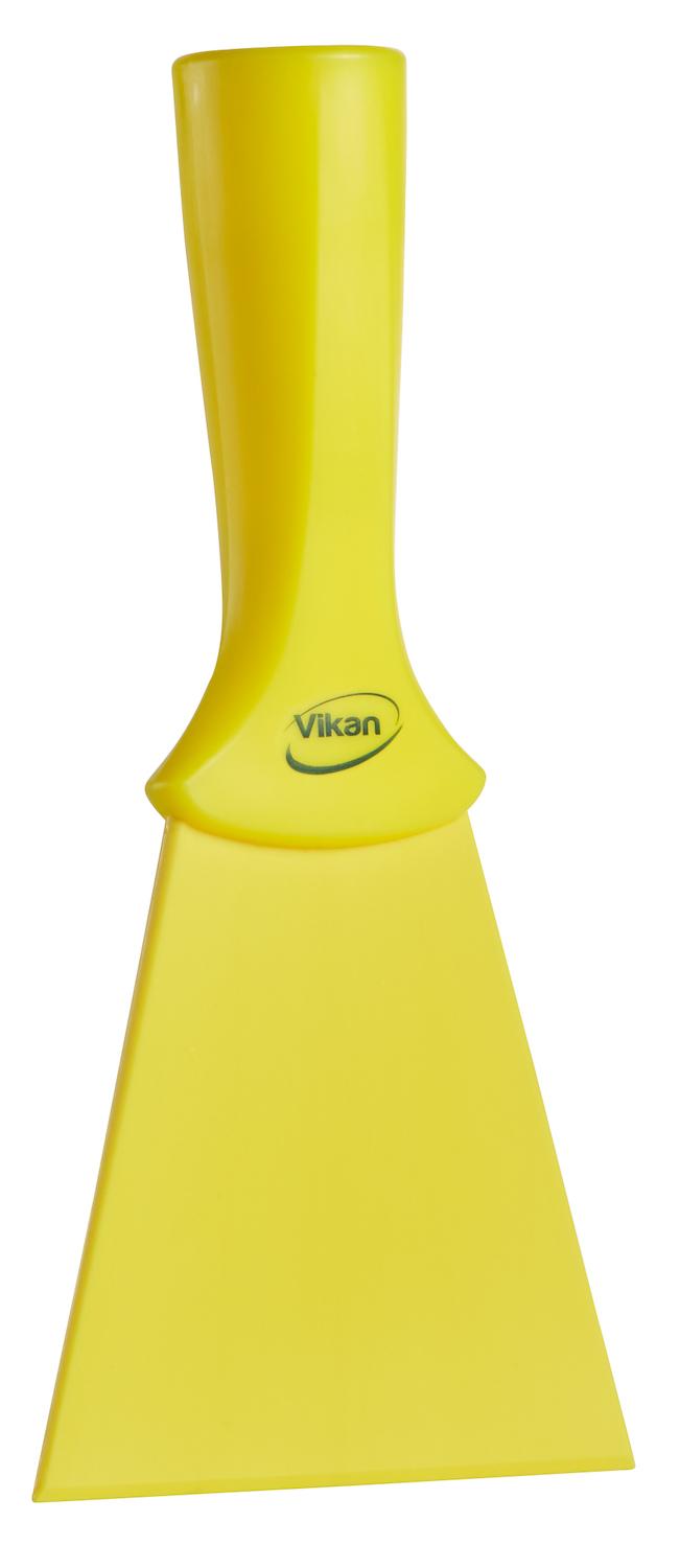 Nylon Scraper with Threaded Handle, 100 mm, Yellow