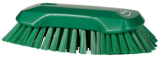 Vikan XL Hand Brush, 230 mm, Very hard, Green