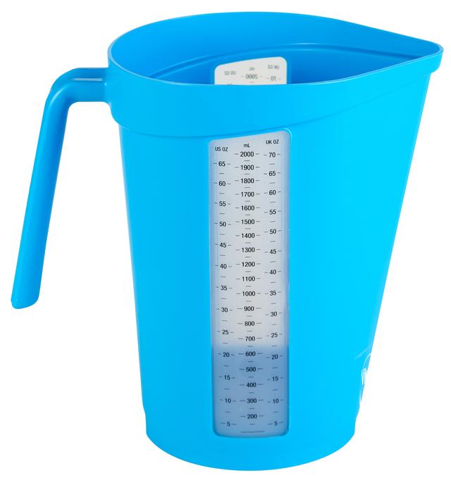 Measuring jug, 2 litre, , Blue