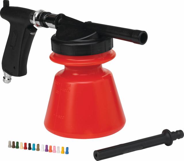 Foam sprayer incl. jet spray, 290 mm, , Red