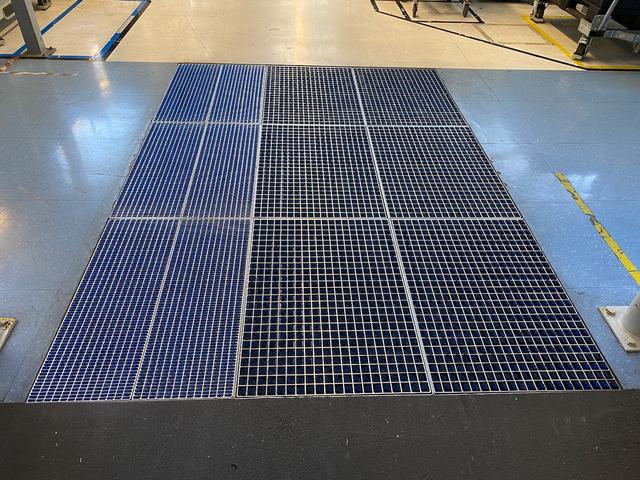 ProfilGate® xs65 dry tire cleaning system, WLH (mm) 718 x 980 x 65, 1 x V2A-Tray, 2 x Grate