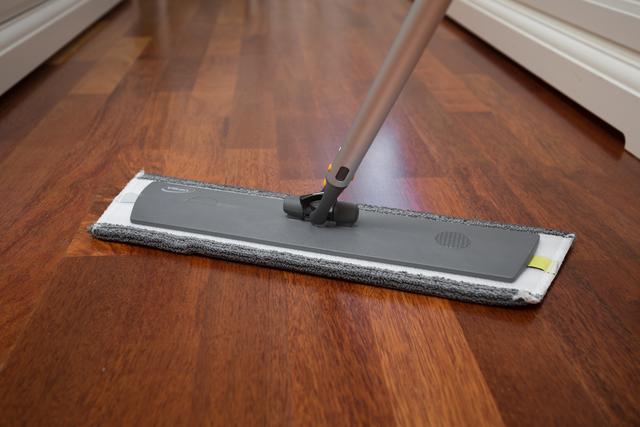 Vikan DampDry 31 microfiber mop, Hook & loop, 40 cm, Grey